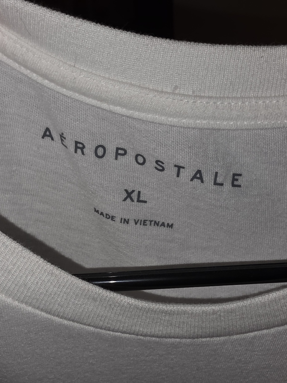 Aeropostale Men’s White Crew Neck Tee